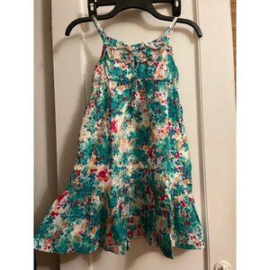 Green Floral Kid's dress